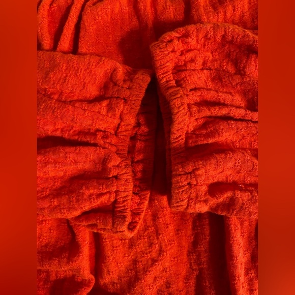 Free People Begonia Embroidered Boho Top Blouse medium - Picture 8 of 8